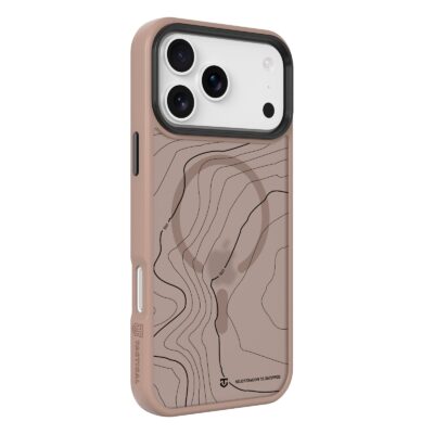 Moucha Moose dėklas Apple Iphone 17 Pro Max Tactical MagForce Hyperstealth Sika su reljefo žemėlapio raštu
