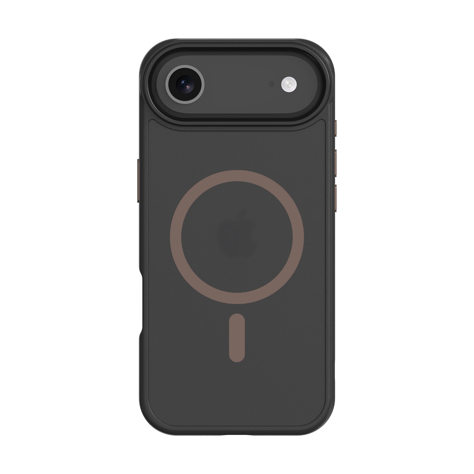 Juodas-moucha moose dėklas Apple Iphone 17 Air Juodas-moucha moose dėklas Apple Iphone 17 Air su magento apsauga