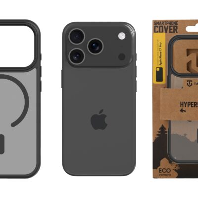 Asphalt dėklas Apple Iphone 17 Pro Tactical MagForce Hyperstealth su juodos ir pilkos spalvos dizainu