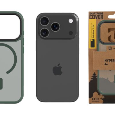 Tamsiai zalias deklas Apple Iphone 17 Pro Tactical MagForce Hyperstealth su pakuote ir isleistos ios Iphones