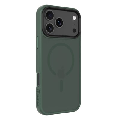 Tamsiai žalias dėklas Apple Iphone 17 Pro Max Tactical MagForce Hyperstealth su apsauga kamerai