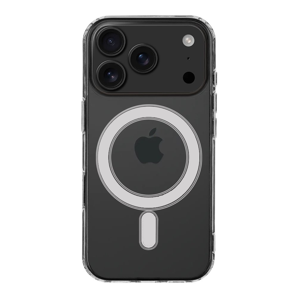 Skaidrus dėklas Apple Iphone 17 Pro Tactical MagForce Cover Skaidrus dėklas Apple Iphone 17 Pro Tactical MagForce Cover su matoma magnetine apsauga gale