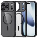 Juodas-skaidrus dėklas Apple Iphone 17 Pro Max Tech-Protect Magmat Magsafe su galiniu dangteliu ir fotoaparato apsauga