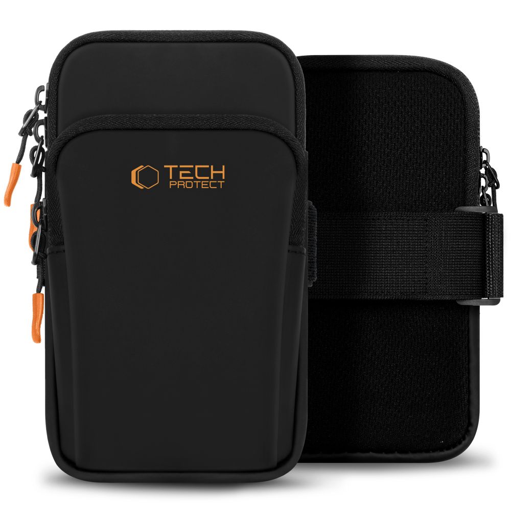 Juodas oranžinis sportinis dėklas ant rankos TECH-PROTECT M7 UNIVERSAL SPORT ARMBAND Juodas oranžinis sportinis dėklas ant rankos TECH-PROTECT M7 UNIVERSAL SPORT ARMBAND