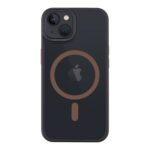 Juodas-Moucha Moose dėklas Apple Iphone 13 su MagForce įrašu ir apsauga kamerų sričiai