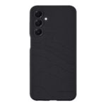 Juodas Asphalt dėklas telefonui Samsung Galaxy A16 su reljefiniu žemėlapio raštu