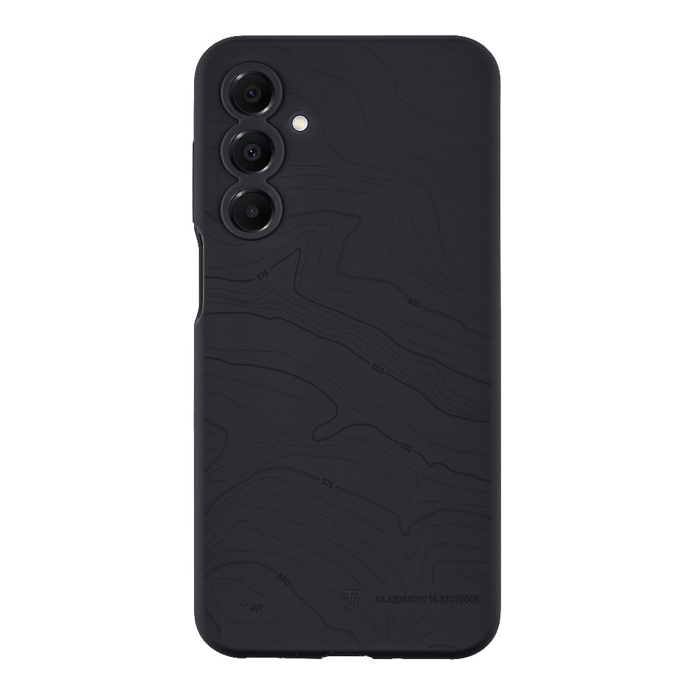 Asphalt dėklas telefonui Samsung Galaxy A16 Tactical Beaver Juodas Asphalt dėklas telefonui Samsung Galaxy A16 su reljefiniu žemėlapio raštu