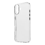 Skaidrus dėklas Apple iPhone 17 pagamintas iš TPU medžiagos su tiksliais išpjovomis mygtukams ir kamerai