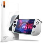 Skaidrus apsauginis stikliukas Lenovo Legion Go S ekrano apsaugai Spigen Glas Tr Slim 2-Pack pakuotėje