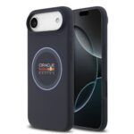 Tamsiai mėlynas dėklas Apple Iphone 17 Air Red Bull silikoninis su MagSafe žiedu