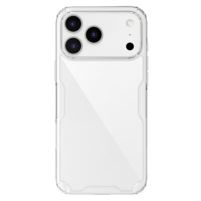 Skaidrus dėklas Nillkin Nature TPU PRO telefonui Apple iPhone 17 Pro Max aplink telefono kamerą ir korpusą