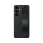 Juodas originalus dėklas EF-GS731CBE su stovinčia rankena Samsung Galaxy S25 FE telefonui