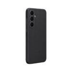 Juodas originalus dėklas EF-VS731PBE KindSuit Cover telefonui Samsung Galaxy S25 FE su trimis kameros objektyvais