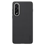 Juodas plastikinis dėklas OnePlus Nord 5 5G Nillkin Frosted Shield su tekstūruota paviršiaus struktūra ir kamerų anga