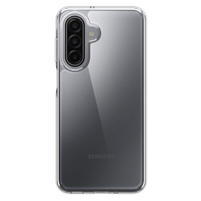 Skaidrus deklas Samsung Galaxy A17 4G 5G Spigen Ultra Hybrid, apsaugantis telefonu is galo ir aplink kameras