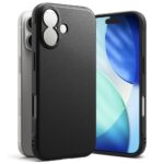 Juodas dėklas Apple iPhone 17 Ringke Onyx su apsauga aplink kameros angą