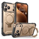 Auksinis dėklas Apple Iphone 17 Pro Supcase UB Grip Mag Magsafe apsaugo telefoną su magnetiniu laikikliu