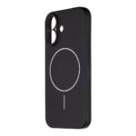 Juodas dėklas Apple iPhone 16 OBALME MagNetix Matte su magnezuota apsauga
