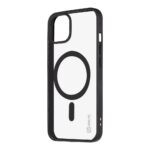 Juodas dėklas Apple Iphone 13 OBALME MagNetix Outline su skaidriu ir juodu rėmeliu