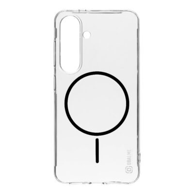 Skaidrus deklas Samsung Galaxy S25 OBALME MagNetix Limpid su magnetiniu apskritimu