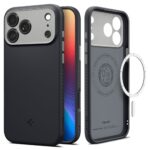 Juodas sesam dėklas Apple Iphone 17 Pro Spigen Nano Pop Mag Magsafe su matiniu paviršiumi