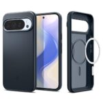 Pilkas dėklas Google Pixel 10 Pro XL su magnetiniu žiedu ir apsauga kamerai
