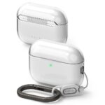 skaidrus dekla apple airpods pro 3 ringke air su pakabinamu karabinu