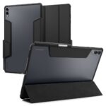 Juodas dėklas Samsung Galaxy Tab S11 Ultra 14.6 X930 X936 Spigen Ultra Hybrid Pro planšetei