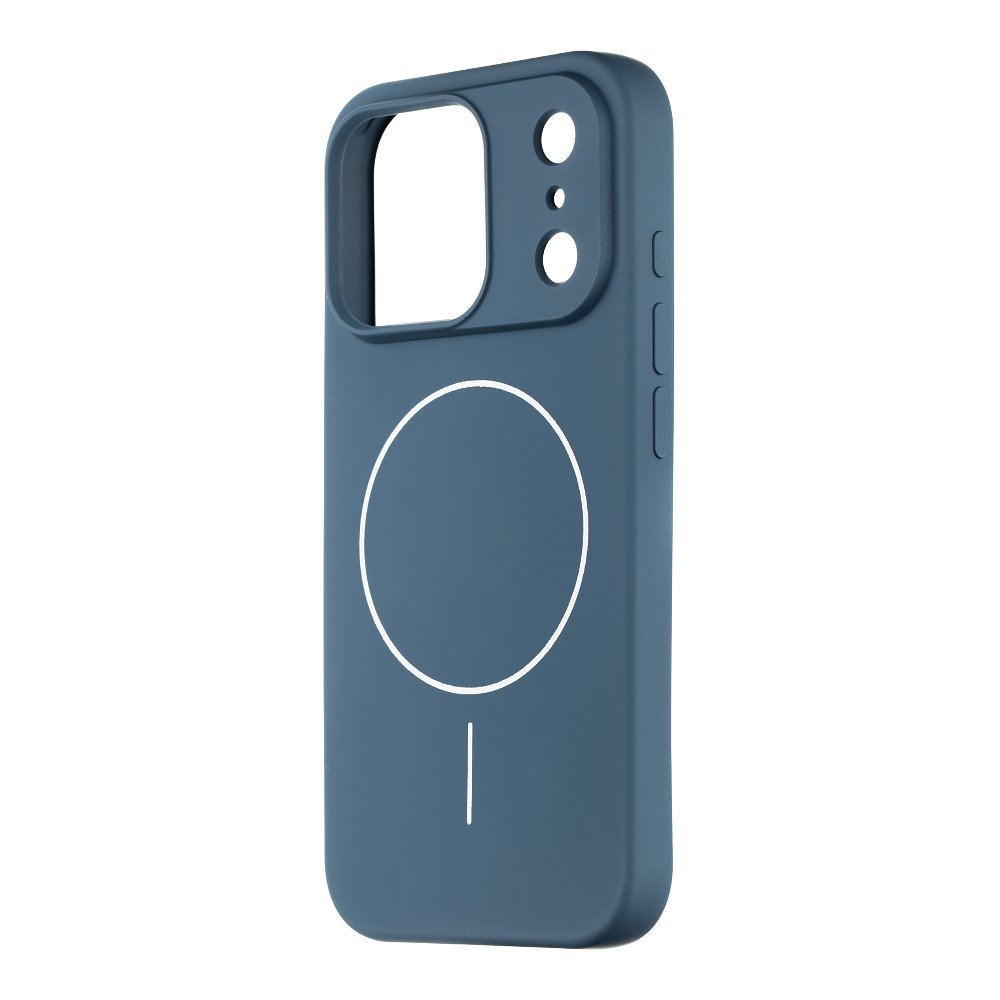 Tamsiai mėlynas dėklas Apple Iphone 17 Pro OBALME MagNetix Matte Tamsiai mėlynas dėklas Apple Iphone 17 Pro OBALME MagNetix Matte su magnetine linija