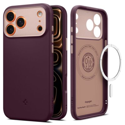 Bordo dėklas Apple Iphone 17 Pro Max Spigen Nano Pop Mag Magsafe su apsauga kameroms