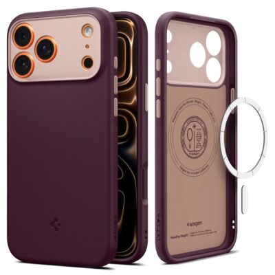 Bordo dėklas Apple iPhone 17 Pro Spigen Nano Pop Mag Magsafe su apsauga kamerai