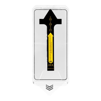 Apsauginis ekrano stikliukas Samsung Galaxy S25 Edge su žymekliu ir instrukcijomis dėžutėje