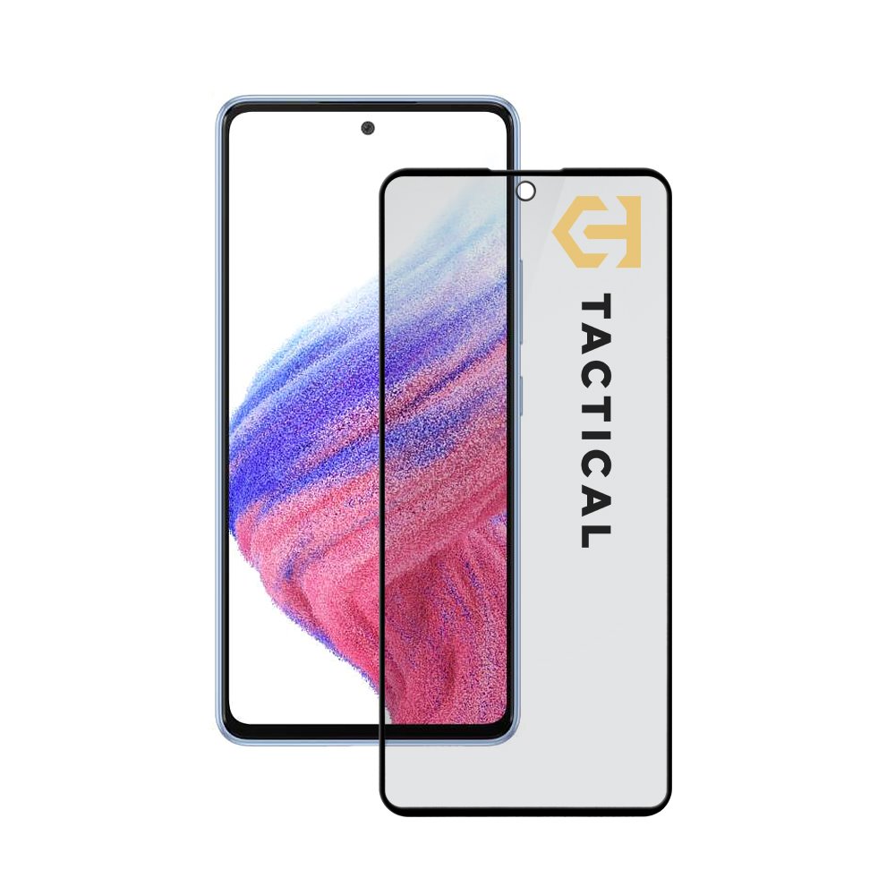 Juodas apsauginis ekrano stikliukas Samsung Galaxy A52 Tactical Glass Shield Juodas apsauginis ekrano stikliukas Samsung Galaxy A52 Tactical Glass Shield su užapvalintais kraštais