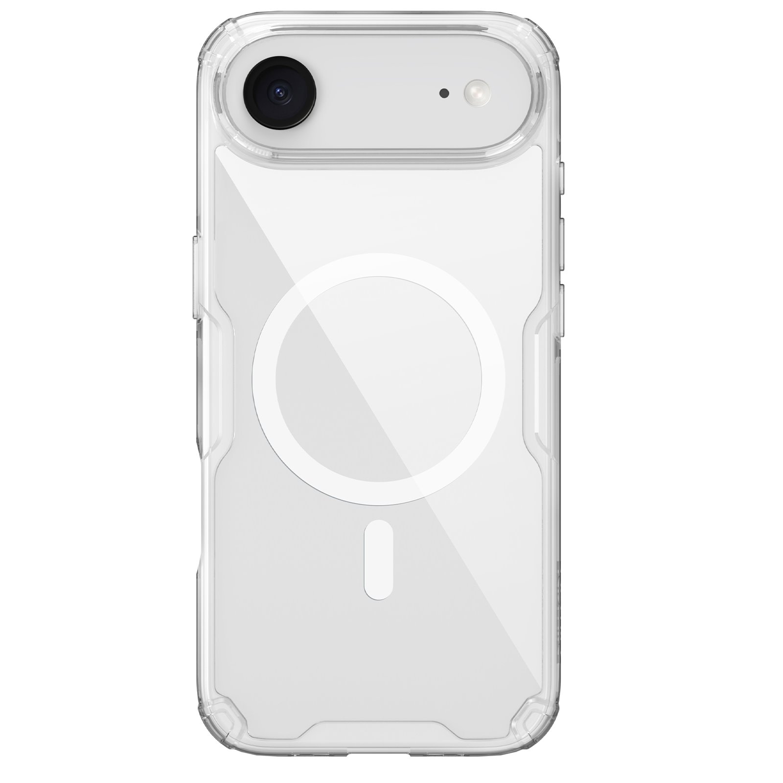 Skaidrus dėklas Nillkin Nature TPU PRO Magnetic Apple iPhone Air Skaidrus dėklas Nillkin Nature TPU PRO Magnetic Apple iPhone Air su apvalia magnetine vieta nugarėlėje