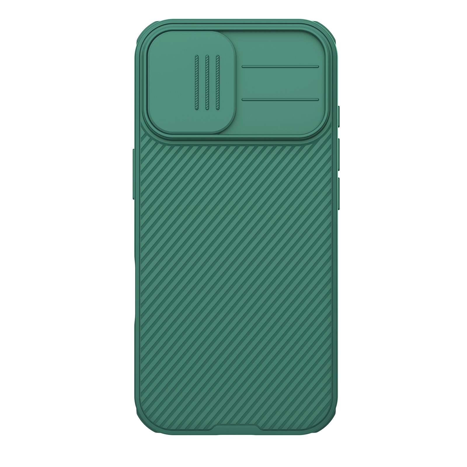 Tamsiai žalias dėklas Apple iPhone 17 Nillkin Camshield Pro Tamsiai žalias dėklas Apple iPhone 17 Nillkin Camshield Pro su kameros apsauga