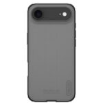 Skaidrus-juodas plastikinis deklas Apple iPhone Air Nillkin frosted shield su teksturuota pavirsia