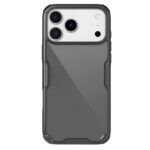 Skaidrus-juodas dėklas Nillkin Nature TPU PRO telefonui Apple iPhone 17 Pro Max su kamera ir korpuso detalėmis