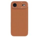 Rudas atverčiamas dėklas Apple iPhone Air Nillkin Qin Pro Book su apsauga kamerai