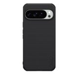 Juodas dėklas Nillkin Super Frosted PRO Magnetic telefonui Google Pixel 10 Pro XL su tekstūruota paviršiaus danga