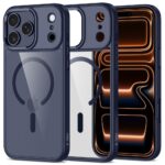 Mėlynas-skaidrus dėklas Apple Iphone 17 Pro Max Tech-Protect Magmat Magsafe telefono apsaugai