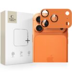Oranžinė galinės kameros apsauga Apple Iphone 17 Pro Tech-Protect Camfull Fit+ atspari pirštų atspaudams ir įbrėžimams
