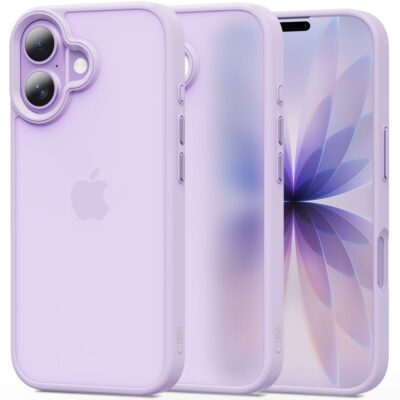 Levandų matinis dėklas Apple Iphone 17 Tech-Protect Magmat su aplanku violetine spalva