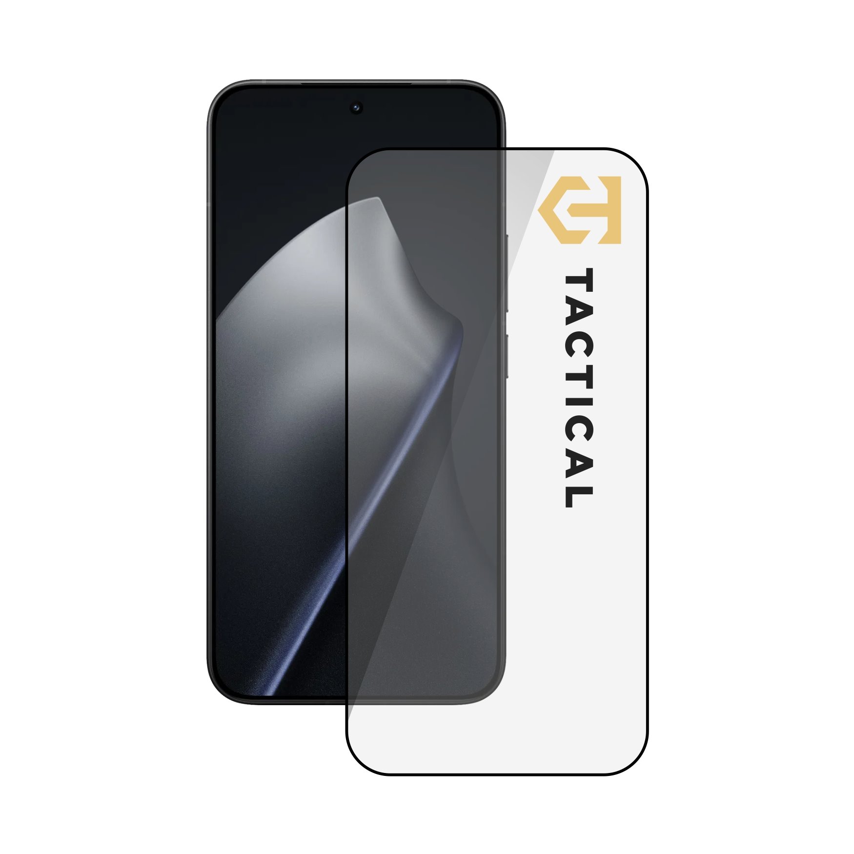 Juodas apsauginis ekrano stikliukas Xiaomi 15 Tactical Glass Shield 5D Juodas apsauginis ekrano stikliukas Xiaomi 15 Tactical Glass Shield 5D priekinės telefono dalies.
