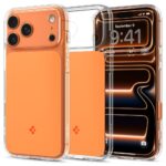 Oranžinis dėklas telefonui Apple Iphone 17 Pro Max Spigen Ultra Hybrid T Mag Magsafe permatomas kraštas