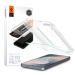 Spigen Glas.Tr Ez Fit skaidrus apsauginis stikliukas skirtas Samsung S25 FE