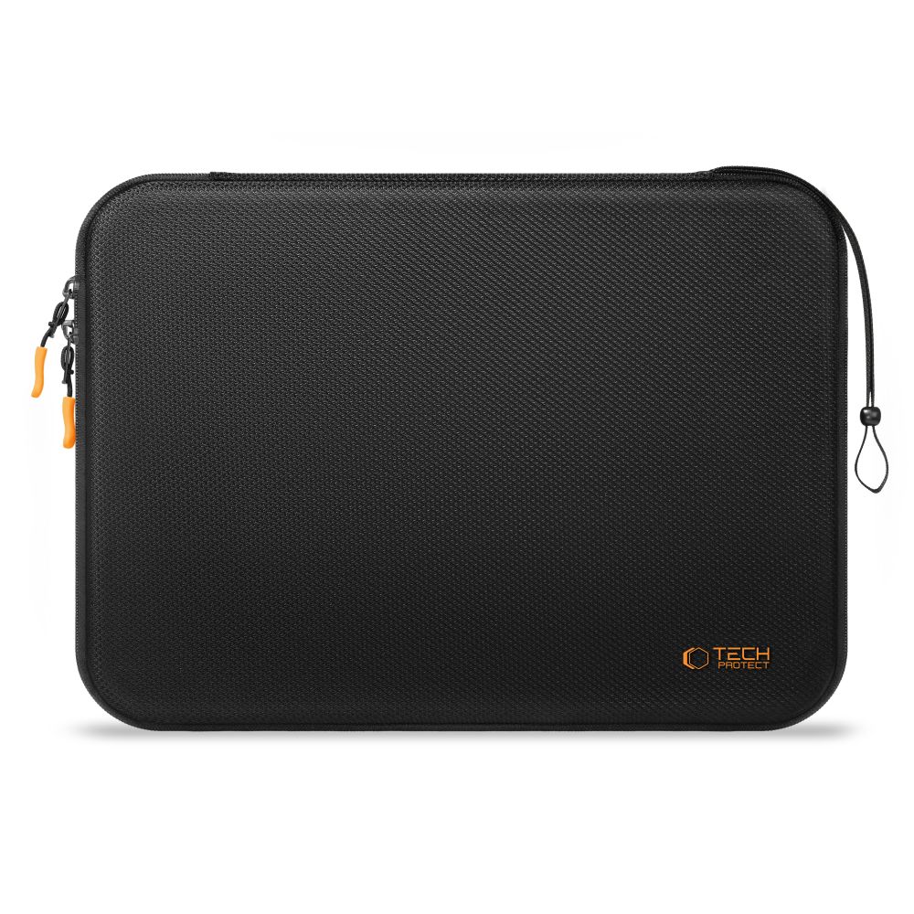 Juodas-oranžinis krepšys Laptop 15-16 TECH-PROTECT HARDPOUCH Juodas-oranžinis krepšys Laptop 15-16 TECH-PROTECT HARDPOUCH su oranžiniais užtrauktukais