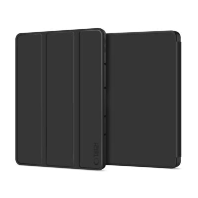 Juodas dėklas Xiaomi Redmi Pad 2 Pro 12.1 Tech-Protect SC Pen su trimis skyriais priekyje