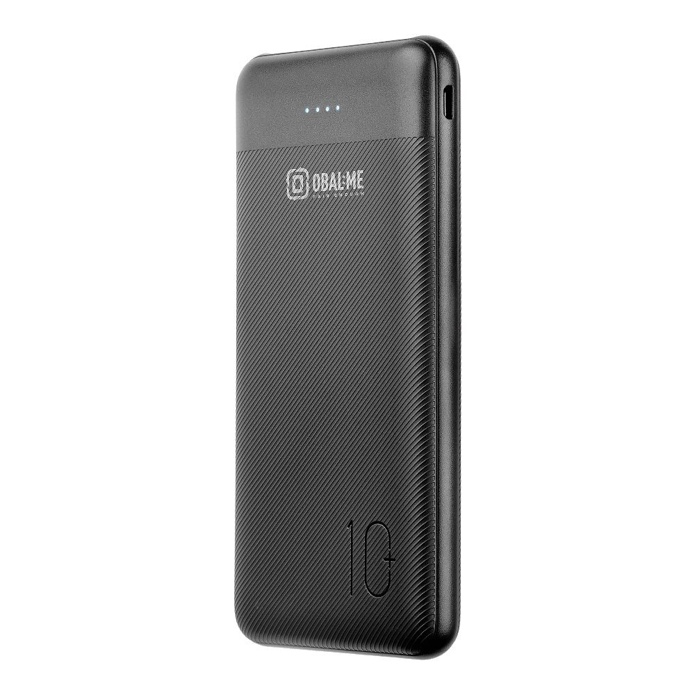 Juoda išorinė baterija OBALME PowerNest Powerbank 10000mAh Juoda išorinė baterija OBALME PowerNest Powerbank 10000mAh su viena jungtimi