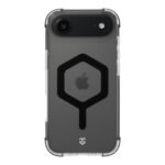 Juodas dėklas Apple Iphone Air Tactical MagForce Hexagon su permatomu kraštu ir hexagon dizainu