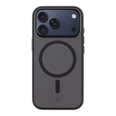 Juodas dėklas Tactical MagForce SmoothIsFast telefonui Apple Iphone 17 Pro su matiniu paviršiumi ir apsauga kameros modulio srityje